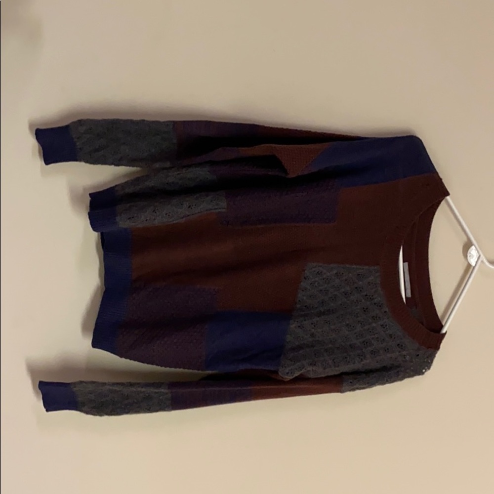 Multi Pattern Sweater